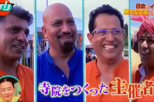 Japan NHK Broadcasting at Shri Ram Mandir Japan