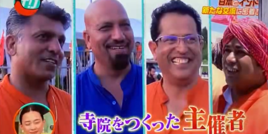 Japan NHK Broadcasting at Shri Ram Mandir Japan