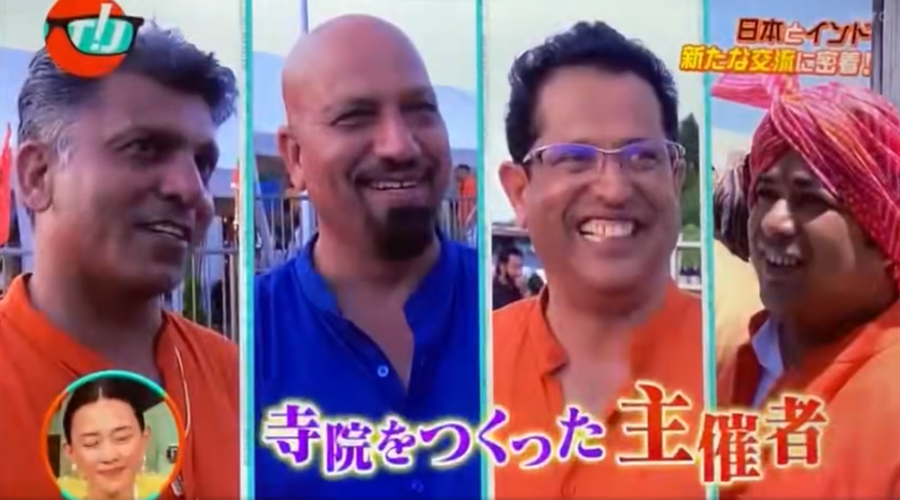 Japan NHK Broadcasting at Shri Ram Mandir Japan