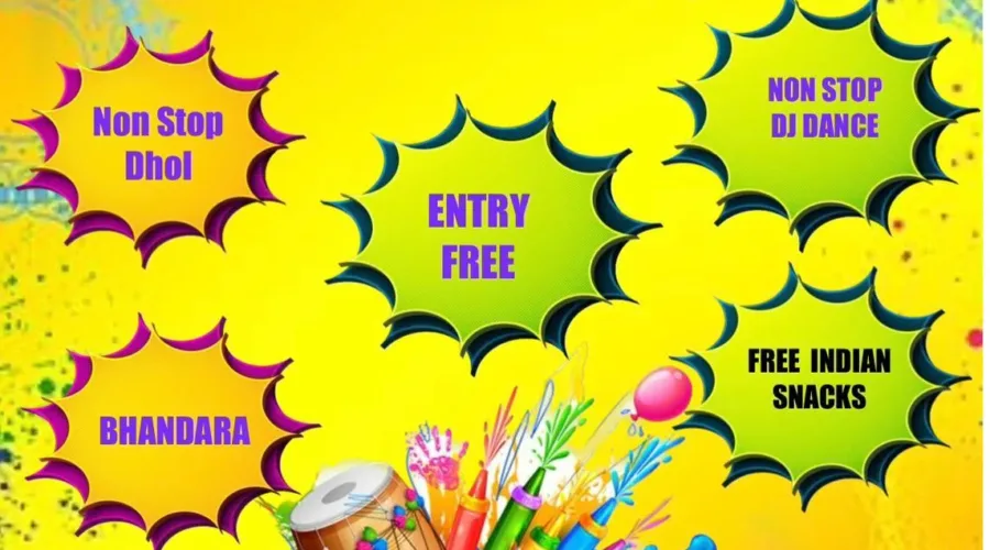 Holi Milan Celebration Sunday, March 24, 2024