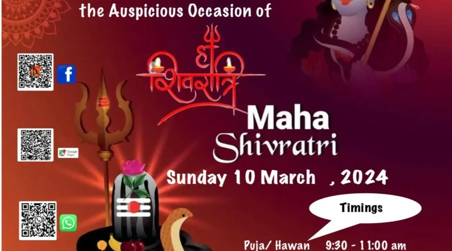 Mahashivratri Celebration Sunday, March 10, 2024
