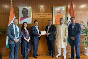 Inviting Ambassador of India H.E. Shri Sibi George for our upcoming grand festivals