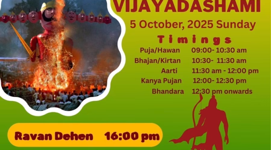 Vijayadashami & Navratri Celebrations 5th October 2025 Sunday