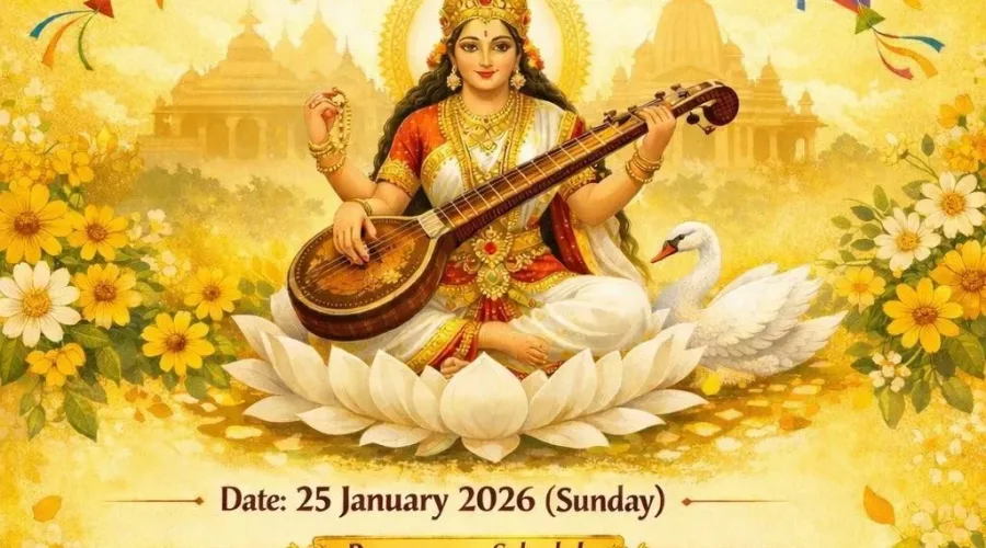 Basant Panchami Celebrations 25 Jan 2026 Sunday